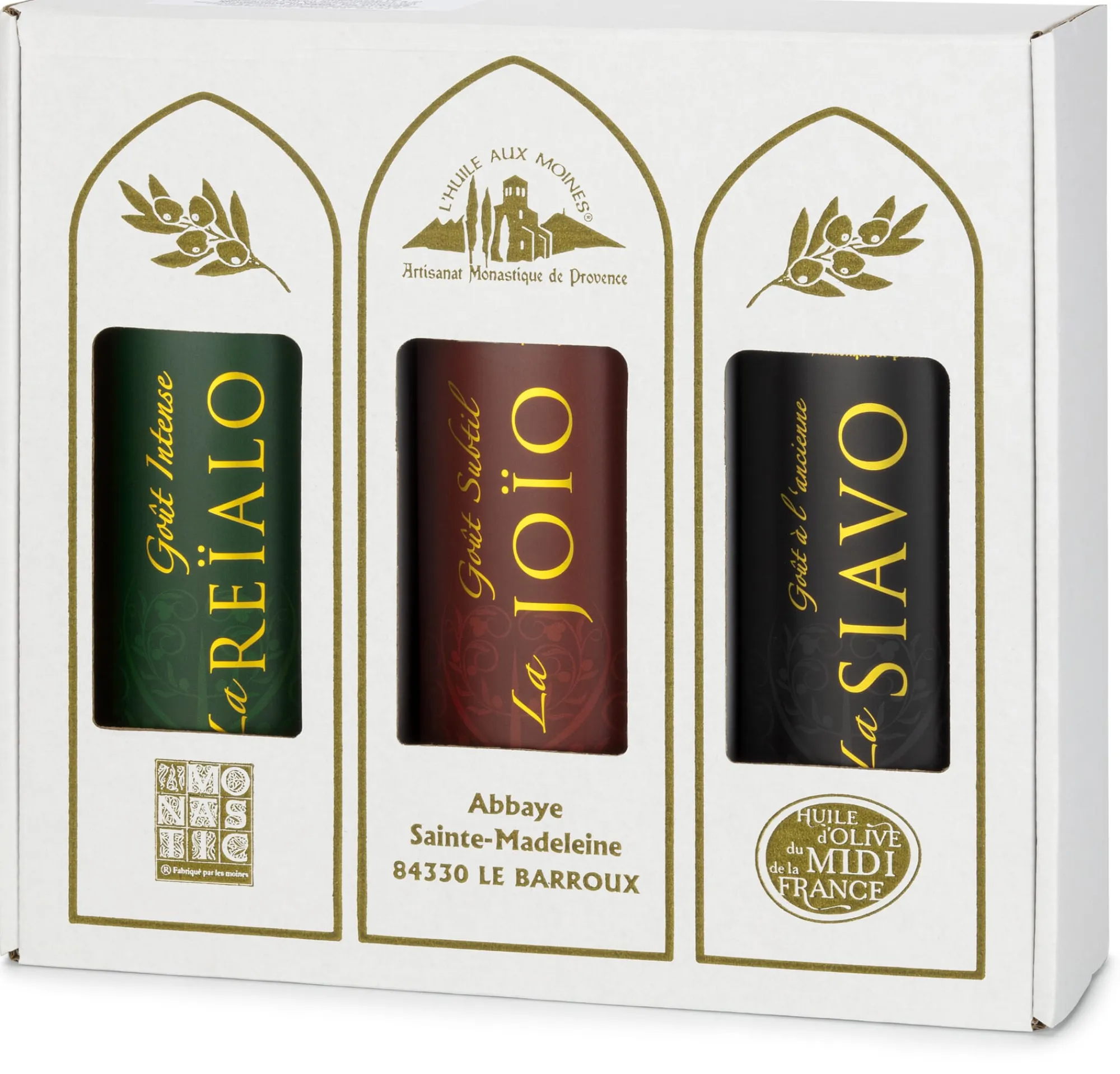 Speiseöle|Olivenöle * Artisanat Monastique Provenzalisches Olivenölpaket