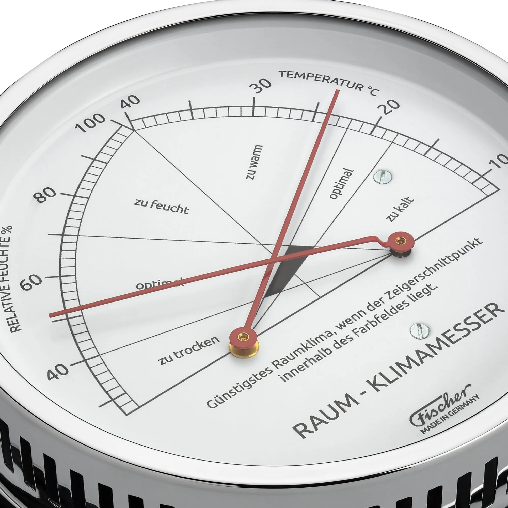 Thermometer & Wetterstationen * Feingerätebau K Fischer Raumklimamesser