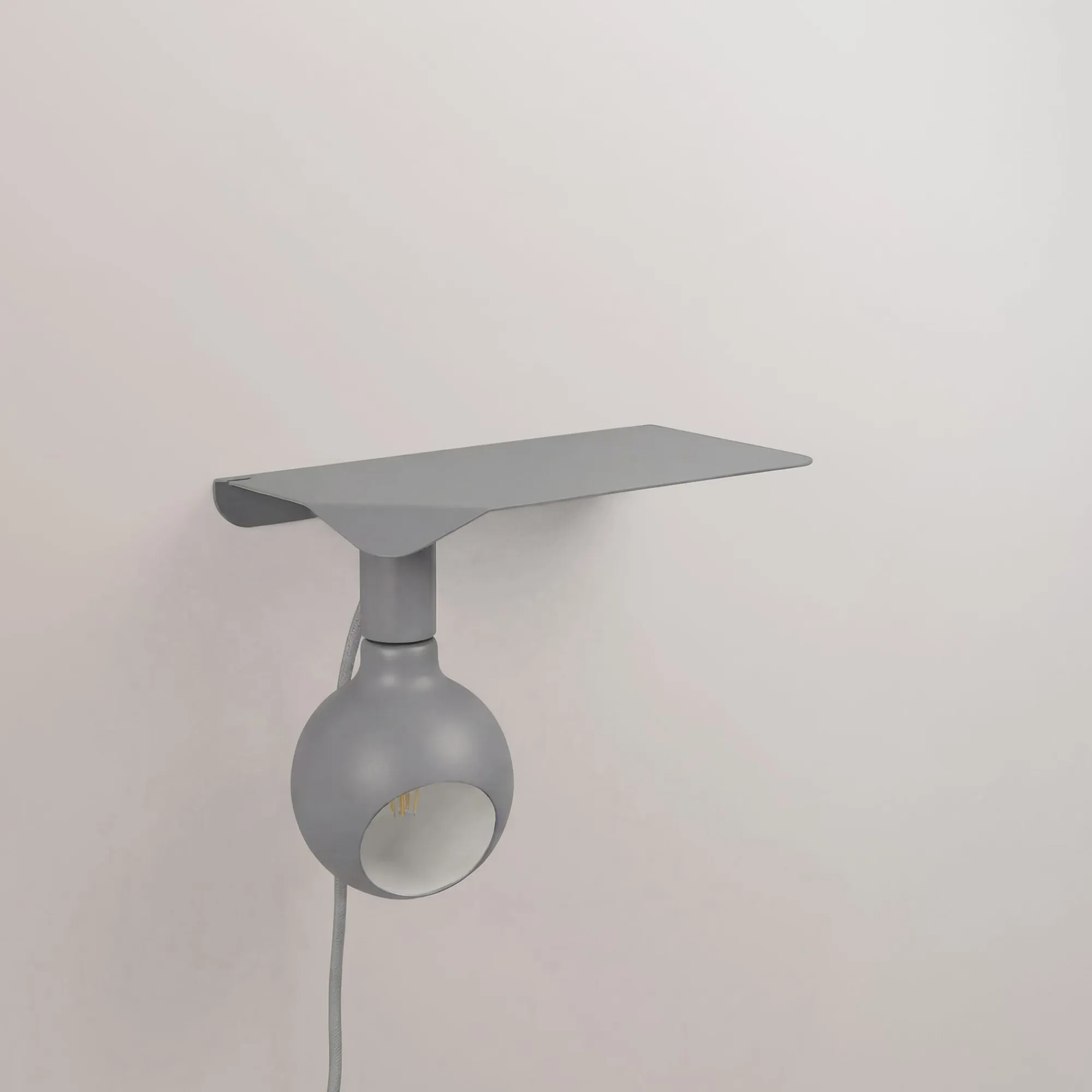 Tischleuchten|Wandleuchten * Regalleuchte Mensola Magnetica Grau
