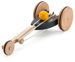 Physikalisches Spielzeug|Holzspielzeug * Naseweiss Rennauto Gummimotor