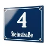 Rund Um Die Haustür * Riess Wiener Hausnummernschild Emaille