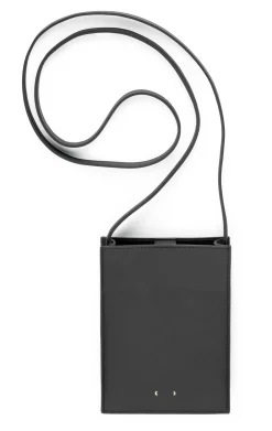 Etuis & Federtaschen * PB 0110 Rindleder Handybag Schwarz