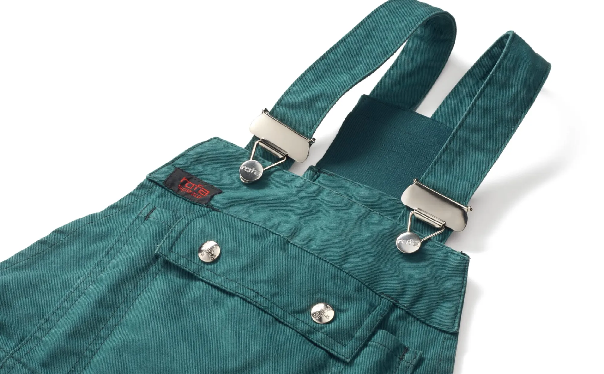 Gartenbekleidung|Arbeitsbekleidung * Rofa Gärtnerlatzhose Baumwollköper Grün