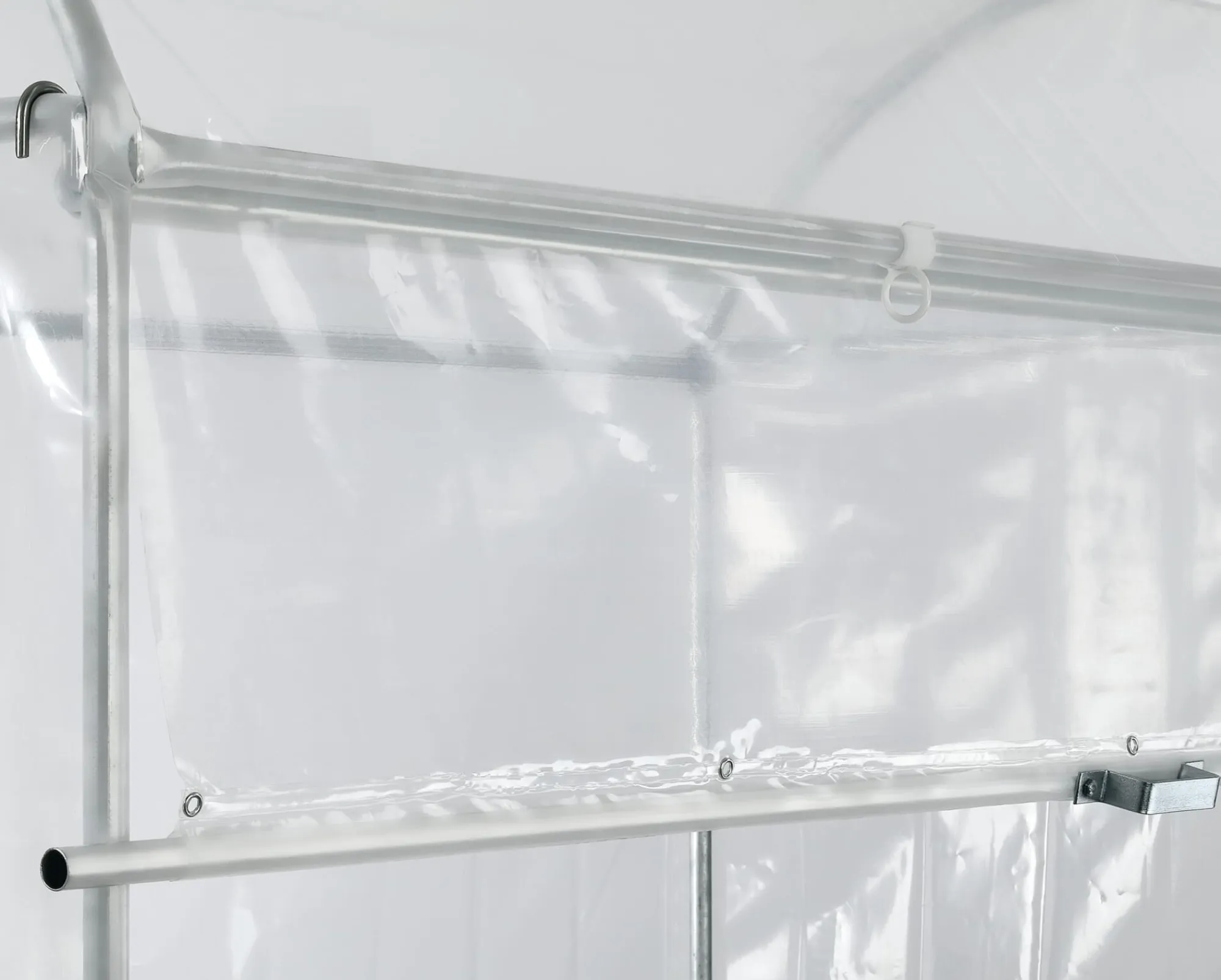 Gewächshäuser * Brühwiler Maschinen Rollo für Tomatenhaus Aluminiumrahmen