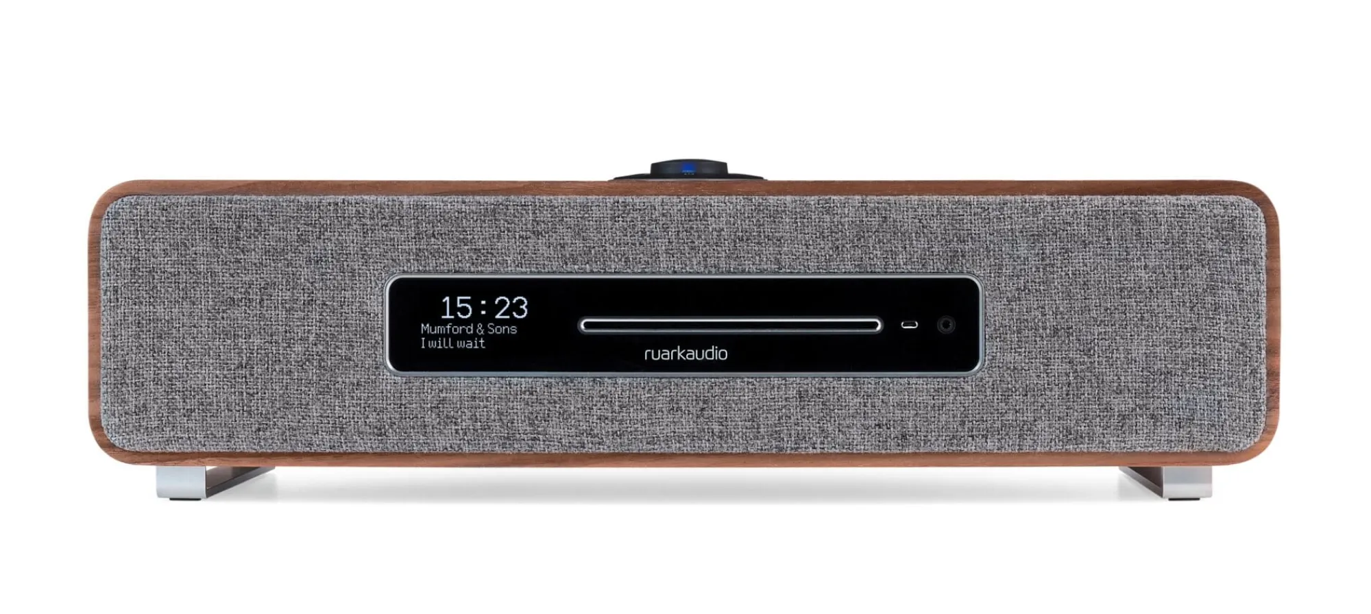 Wecker|Stereophonie * Ruark Audio Hi-Fi-Anlage R5 Nussbaum