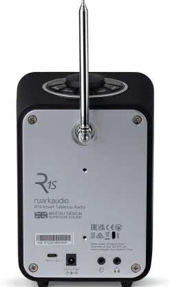 Wecker * Ruark Audio R1S Smartradio Schwarz