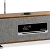 Wecker|Stereophonie * Ruark Audio Tisch-Stereoanlage R3S Nussbaum