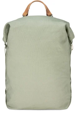 Rucksäcke|Reisetaschen * QWSTION Rucksack Roll Pack Bananatex Grün