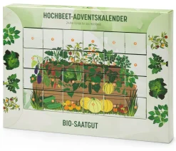 Gemüsesamen|Gemüsepflanzen * Saat & Gut Saatgut-Adventskalender Bio-Hochbeetgemüse