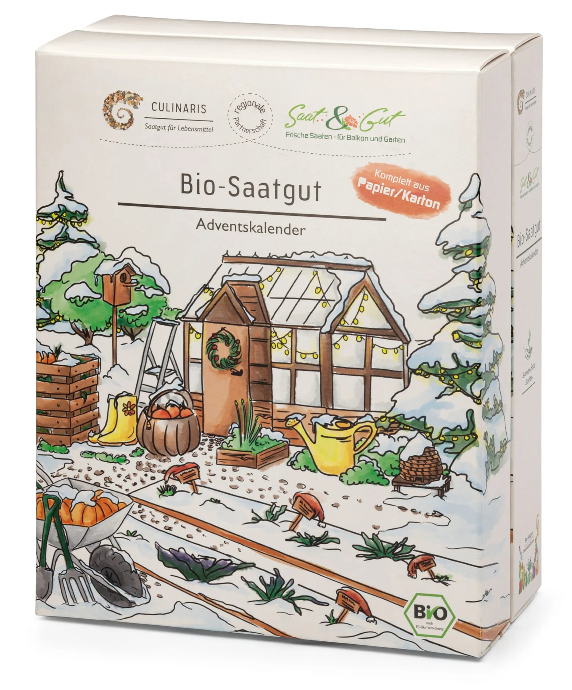 Gemüsesamen|Gemüsepflanzen * Saat & Gut Saatgut-Adventskalender Bio-Gemüsesamen
