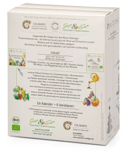 Gemüsesamen|Gemüsepflanzen * Saat & Gut Saatgut-Adventskalender Bio-Gemüsesamen