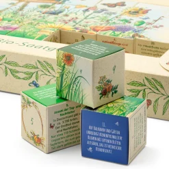 Blumensamen * Saat & Gut Saatgut-Adventskalender Bio-Blumen für Bienen und Schmetterlinge