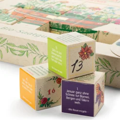 Blumensamen * Saat & Gut Saatgut-Adventskalender Historische Blumen