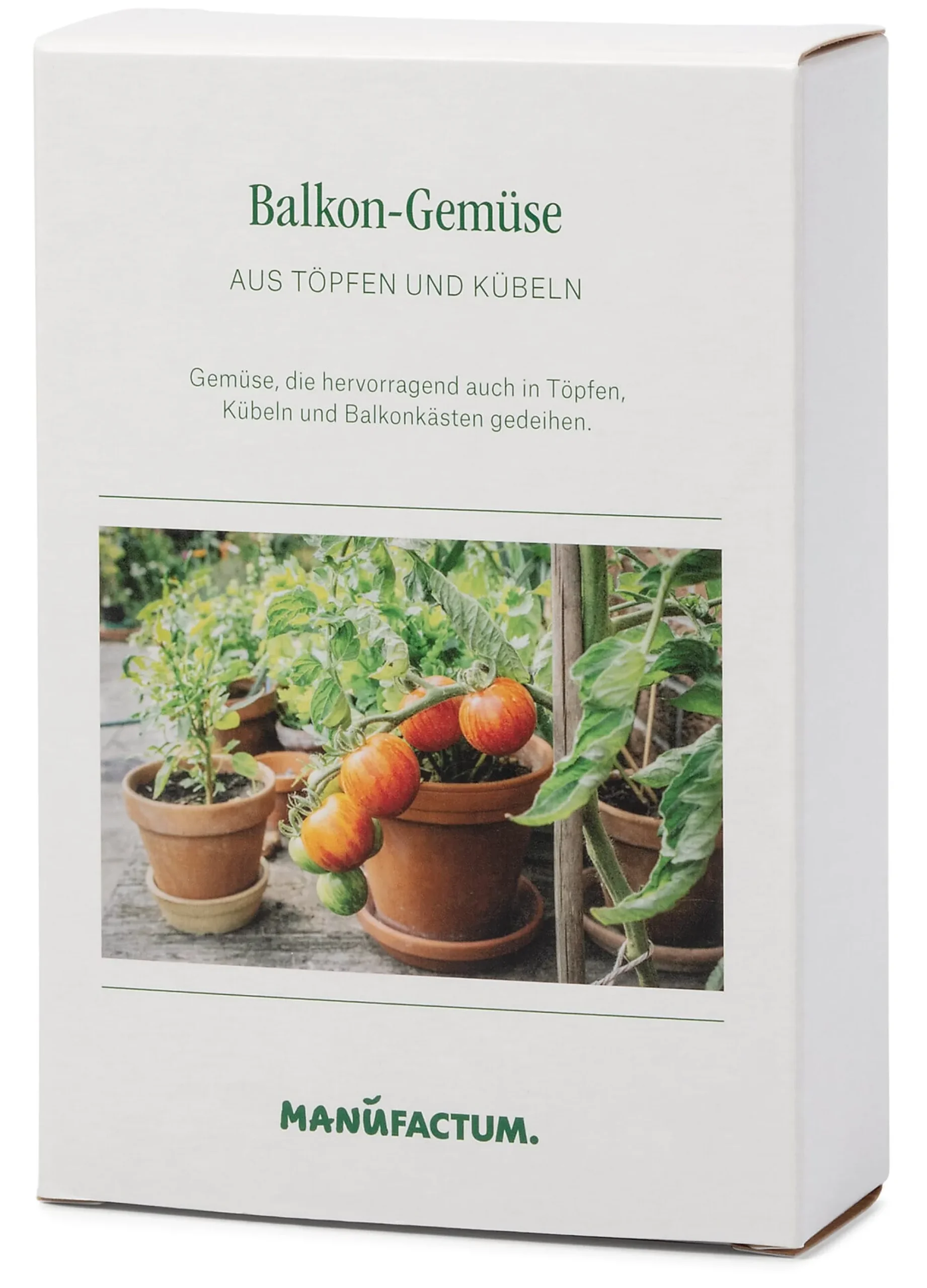 Gemüsesamen|Gemüsepflanzen * Manufactum Saatgut Gemüse anbauen auf dem Balkon