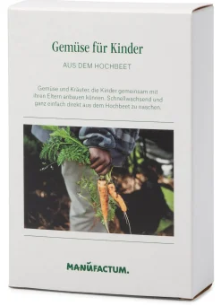 Gemüsesamen|Gemüsepflanzen * Manufactum Saatgut Gemüse anbauen im Hochbeet – mit Kindern