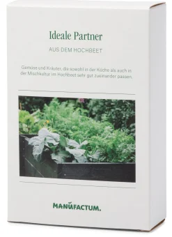 Gemüsesamen|Gemüsepflanzen * Manufactum Saatgut Gemüse anbauen im Hochbeet – ideale Partner
