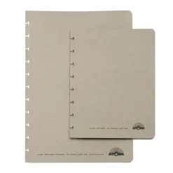 Notizblöcke|Notizbücher * Manufactum Satz Atoma Texondeckel A4 Grau