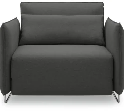 Sitzmöbel * Softline Schlafsessel Cord Dunkelgrau