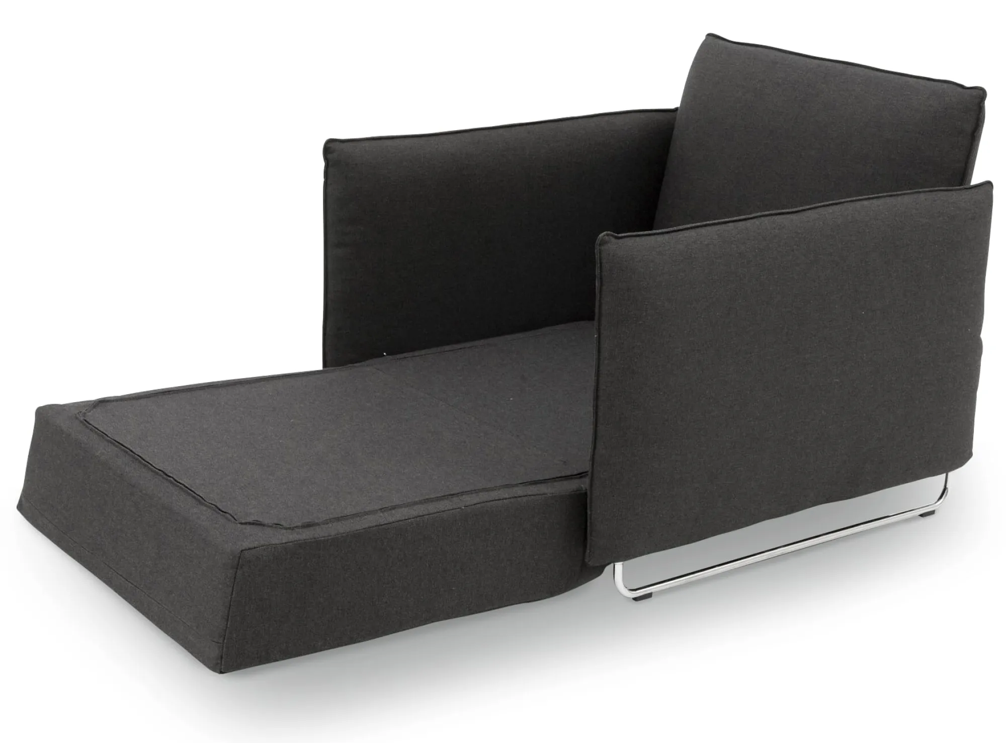 Sitzmöbel * Softline Schlafsessel Cord Dunkelgrau