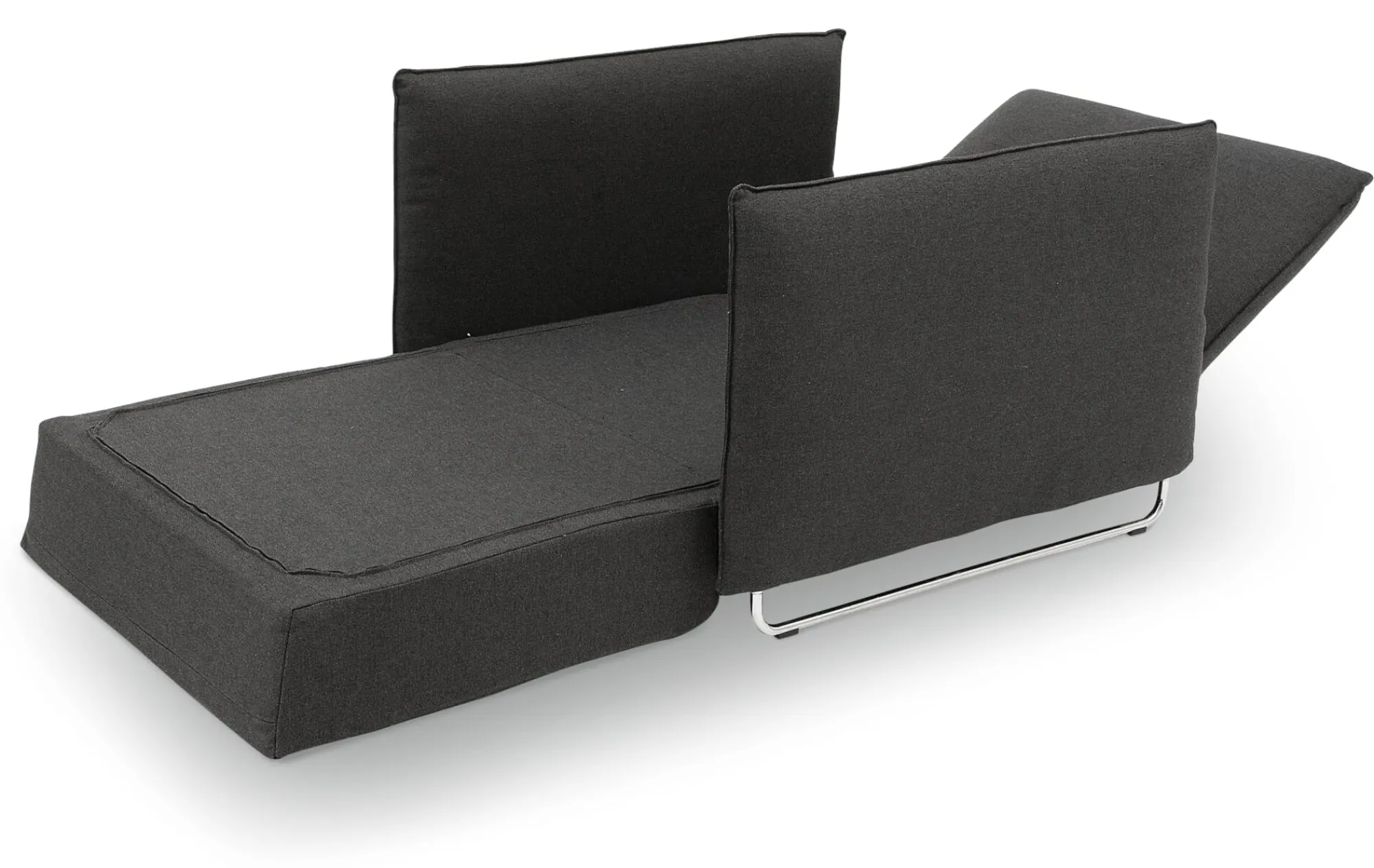 Sitzmöbel * Softline Schlafsessel Cord Dunkelgrau