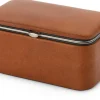 Schmuck * F. Hammann Schmucketui Rindleder, cognac