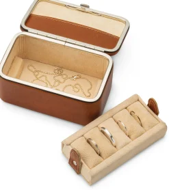 Schmuck * F. Hammann Schmucketui Rindleder, cognac