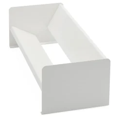 Bibliothek & Lesen|Kleinmöbel * Manufactum Schreibtisch-Bücherregal Stahlblech Weiß