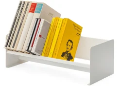Bibliothek & Lesen|Kleinmöbel * Manufactum Schreibtisch-Bücherregal Stahlblech Weiß
