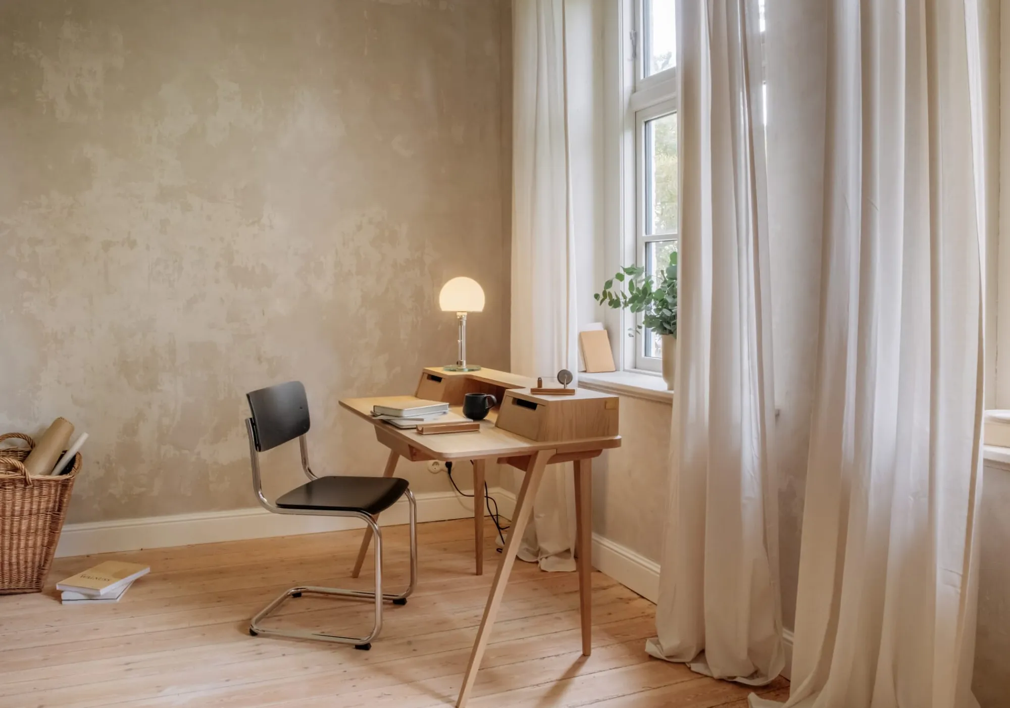 Schreibtische|Tische * Ercol Schreibtisch „Treviso Desk“ Eichenholz