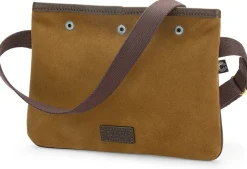 Umhänge- & Handtaschen|Handtaschen * Croots Schultertasche Veloursleder, Braun