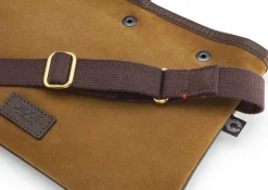 Umhänge- & Handtaschen|Handtaschen * Croots Schultertasche Veloursleder, Braun