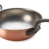 Wokpfannen|Pfannen * Falk Culinair Schwerer Kupfer-Risottotopf/ Wok