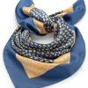 Schals & Tücher * Le Foulard Seidentuch Paisley, Royalblau