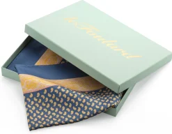 Schals & Tücher * Le Foulard Seidentuch Paisley, Royalblau