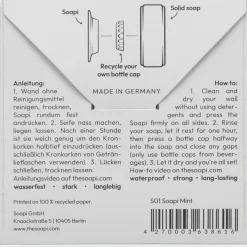 Seifenschalen * Soapi Seifenhalter recycelte Fischernetze Creme