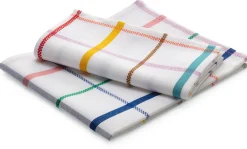 Tischwäsche * Tissage de Luz Serviette bunt kariert (2 Stück)
