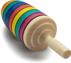 Physikalisches Spielzeug|Holzspielzeug * Kreiselmanufaktur Mader Set Holzkreisel