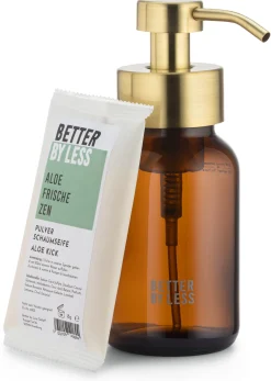 Hautpflege|Badaccessoires * Better by Less Set Schaumspender und Handseifenpulver Aloe vera