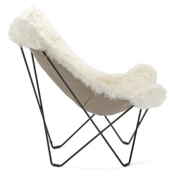 Sitzmöbel * Cuero Design (S) Fledermaussessel Mariposa Islandschaf