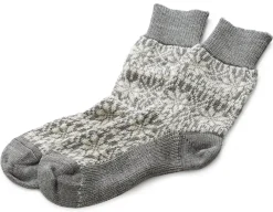 Strümpfe & Socken|Socken * Hirsch Natur Socke Jacquard Schurwolle Grau
