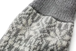 Strümpfe & Socken|Socken * Hirsch Natur Socke Jacquard Schurwolle Grau