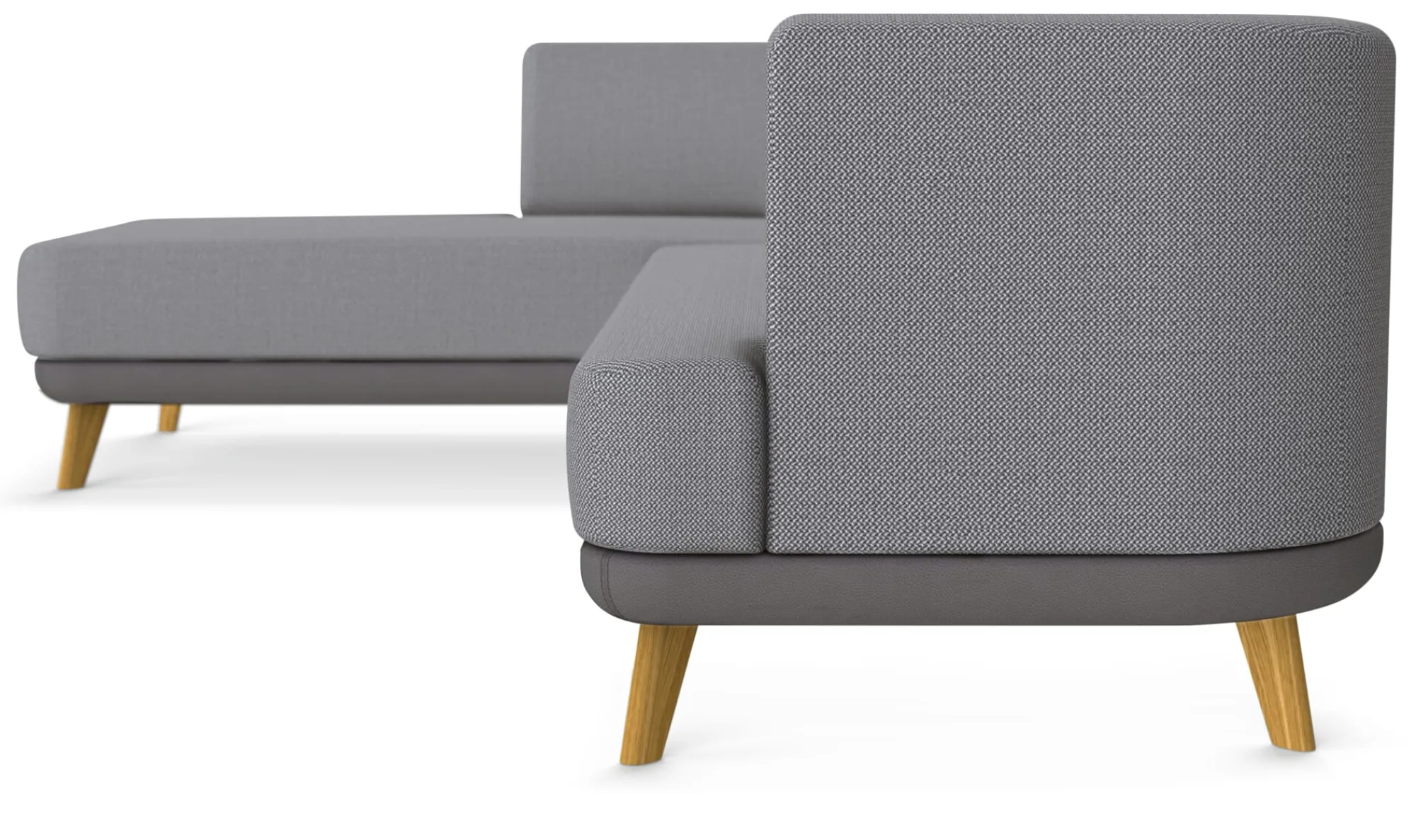 Sitzmöbel * Sinn Living Sofa-Kombination Linnea Schurwolle und Leder