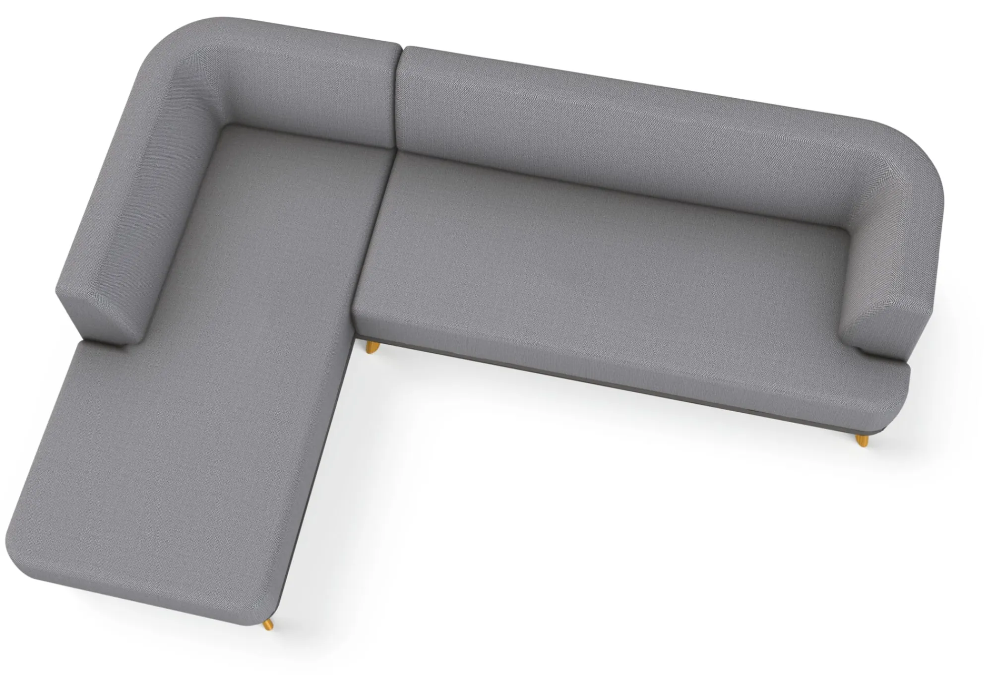 Sitzmöbel * Sinn Living Sofa-Kombination Linnea Schurwolle und Leder