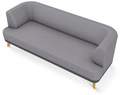 Sitzmöbel * Sinn Living Sofa Linnea Schurwolle und Leder