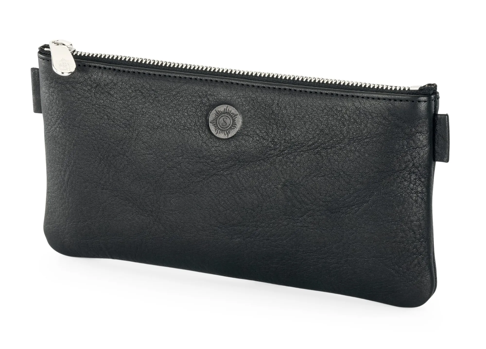 Etuis & Federtaschen * Sonnenleder Utensilientasche Schwarz