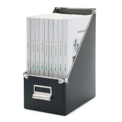 Archivboxen|Zeitungshalter * Manufactum Standordner metallverstärkt 15 cm Schwarz