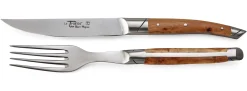Besteck * Goyon-Chazeau Steakmesser Wacholderholz