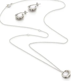 Schmuck * Guthmann Steckcreole matt, Silber