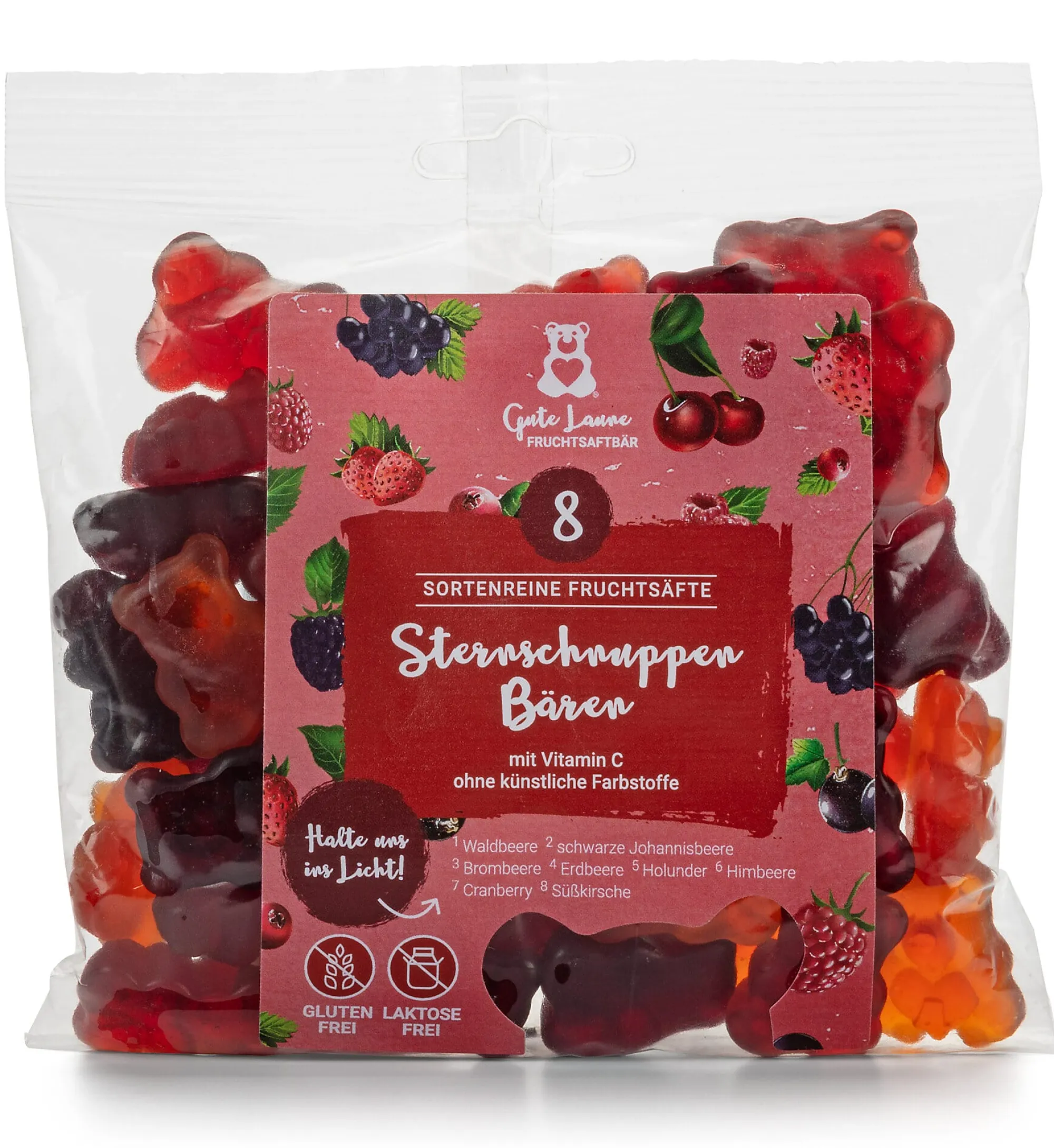 Fruchtgummi * naschlabor Sternschnuppen-Bärchen 8-Frucht