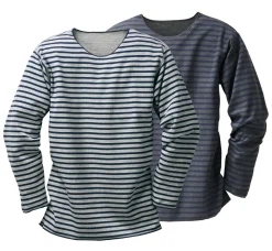 Shirts & Tops|Shirts * Armor lux treifen-hirt Anthrazit